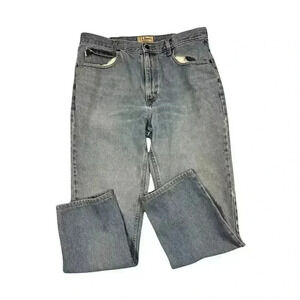 L.L Bean Jeans 36 x 32 Classic Fit Mens Blue Straight Leg